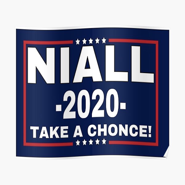 Niall Horan 2020, Take A Chonce! Poster