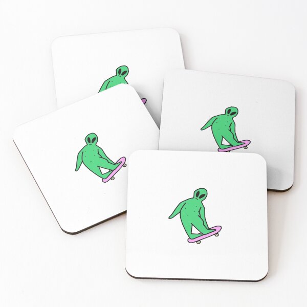 Item preview, Skateboarding Alien designed and sold by The Sun is Shining.
