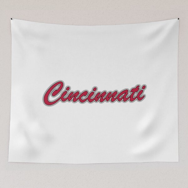 Item preview, Baseball Fan of Cincinnati Red and Black on White with Shadow designed and sold by gkillerb.