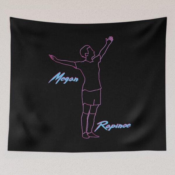 Item preview, Megan Rapinoe Miami Vice Wave 80s 90s Style USWNT designed and sold by Hevding.