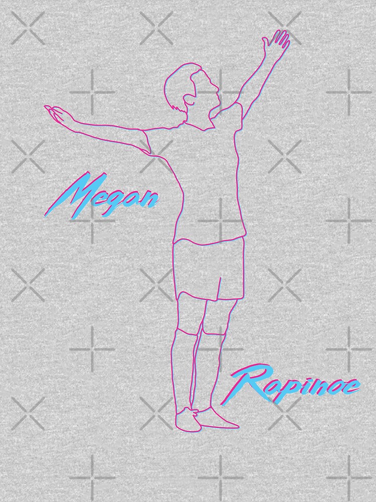 Megan Rapinoe Miami Vice Wave 80s 90s Style USWNT Art Print for Sale by  Hevding