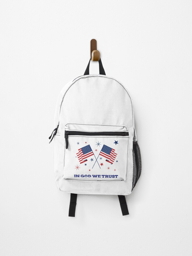 Thumbnail 1 of 3, Backpack, In God We Trust designed and sold by RolikaPod.