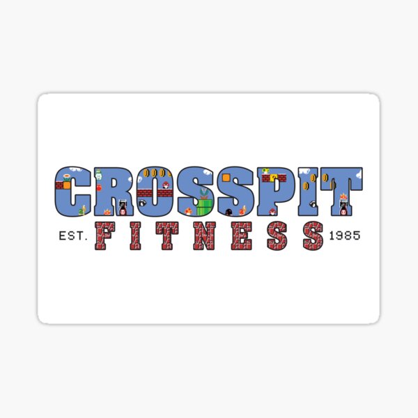 Crosspit Fitness Sticker