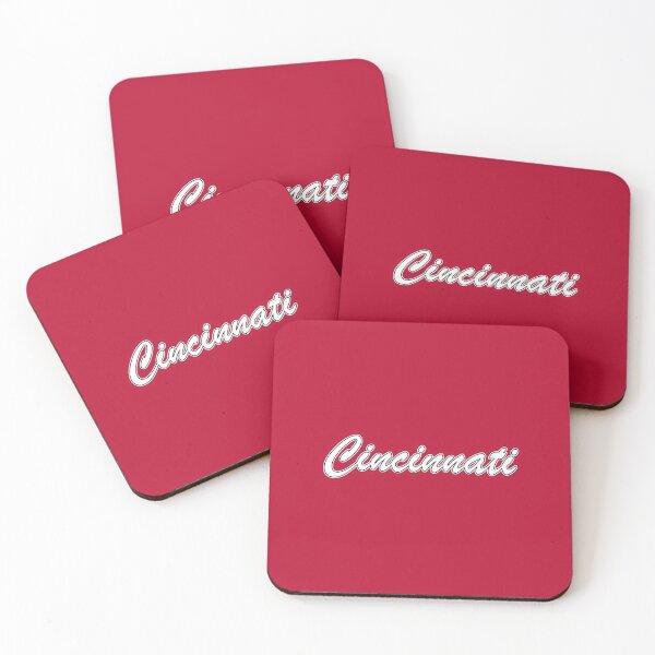 Item preview, Baseball Fan of Cincinnati White and Black on Red designed and sold by gkillerb.