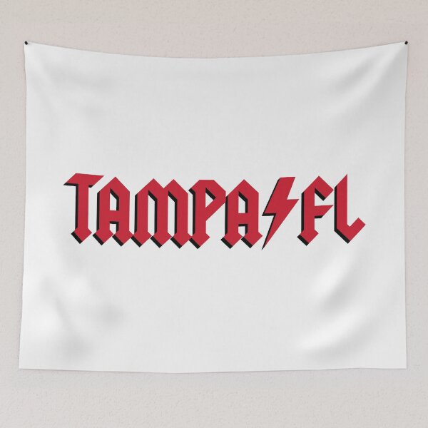 Item preview, utampa florida lightning bolt lettering designed and sold by Designed By Rachel.