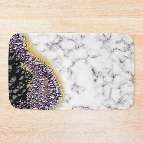 Item preview, Amethyst  Geode crystal inspired texture with gold designed and sold by Sanskrati.