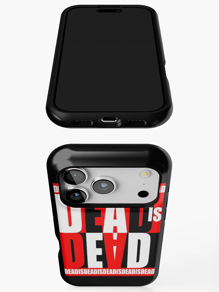 Thumbnail 3 of 4, iPhone Case, Dead Is Dead designed and sold by Riott Designs.