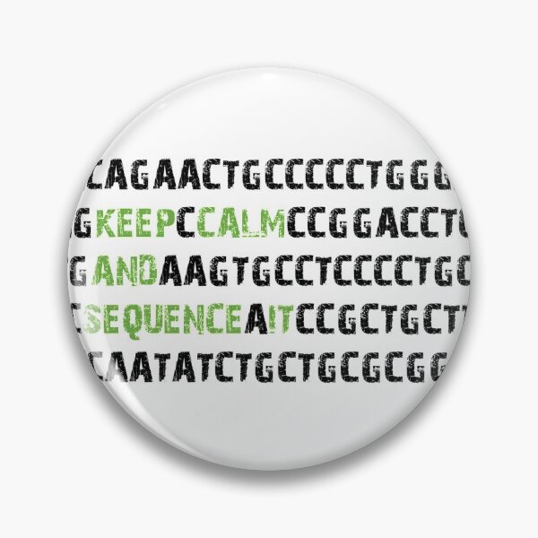 Item preview, Keep Calm and Sequence It - Bioinformatics Genome DNA Green Black designed and sold by MoPaws.