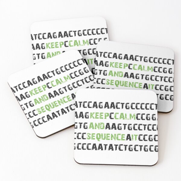 Item preview, Keep Calm and Sequence It - Bioinformatics Genome DNA Green Black designed and sold by MoPaws.