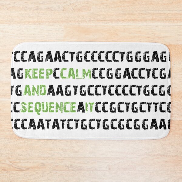 Item preview, Keep Calm and Sequence It - Bioinformatics Genome DNA Green Black designed and sold by MoPaws.