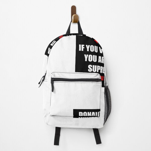 Item preview, Donald Trump is a white supremacist designed and sold by Amna Ahmad.