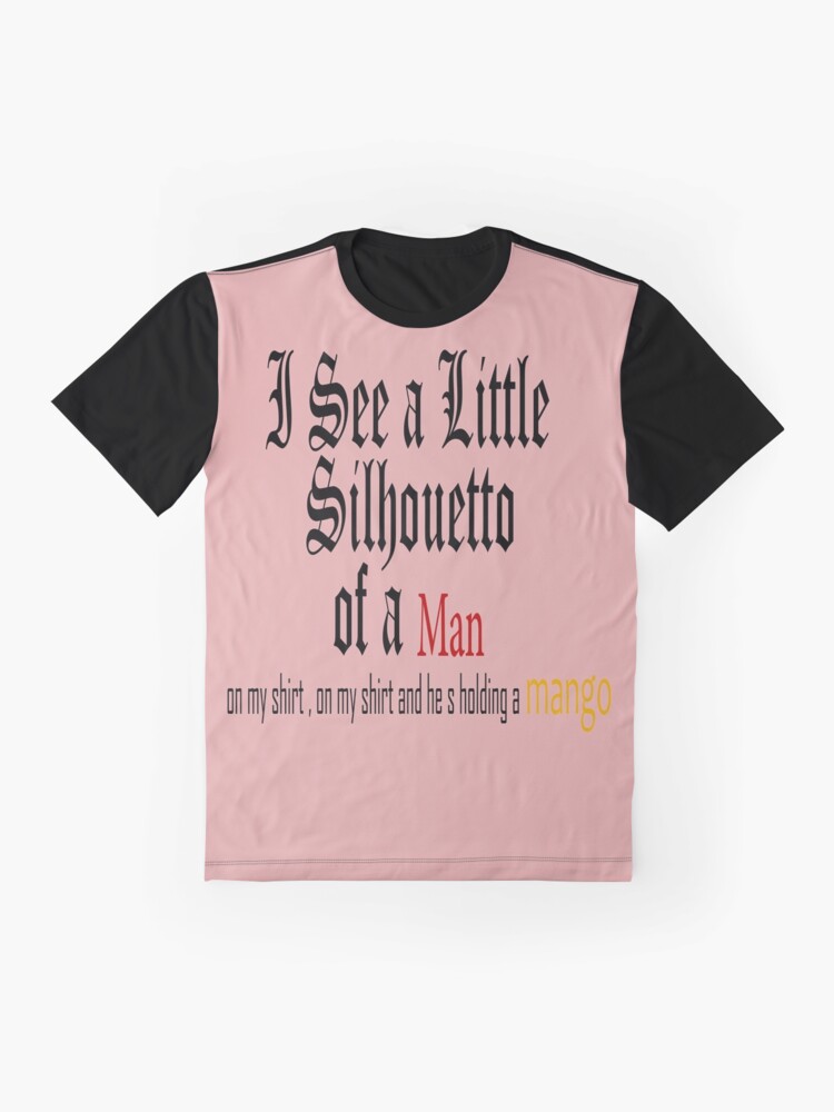 i see a little silhouetto of a man shirt