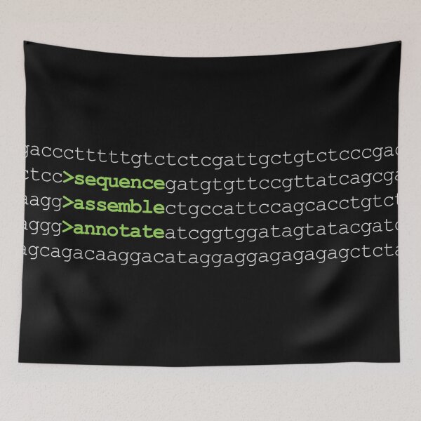 Item preview, Bioinformatics Genome Sequence Assemble Annotate DNA Green designed and sold by MoPaws.