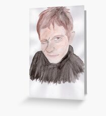 Martin Freeman Greeting Card