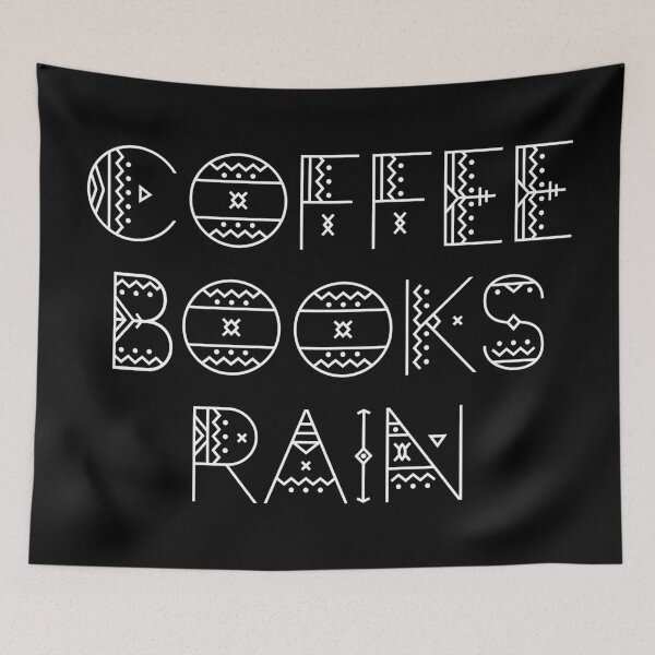 Item preview, Coffee Books Rain designed and sold by ReignGFX.