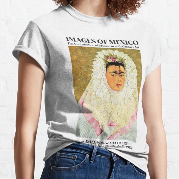 Frida Kahlo Exhibition Art Poster - "Diego on my mind" 1988 Classic T-Shirt
