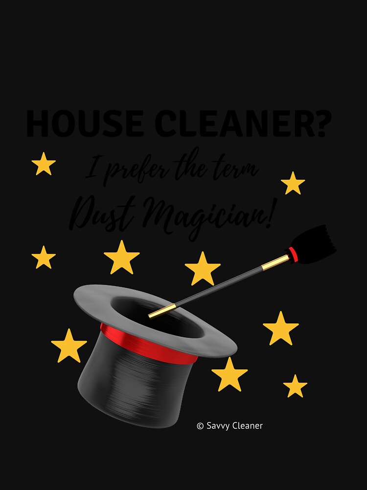 Thumbnail 3 of 3, Baseball ¾ Sleeve T-Shirt, House Cleaner? I Prefer the Term Dust Magician! designed and sold by SavvyCleaner.