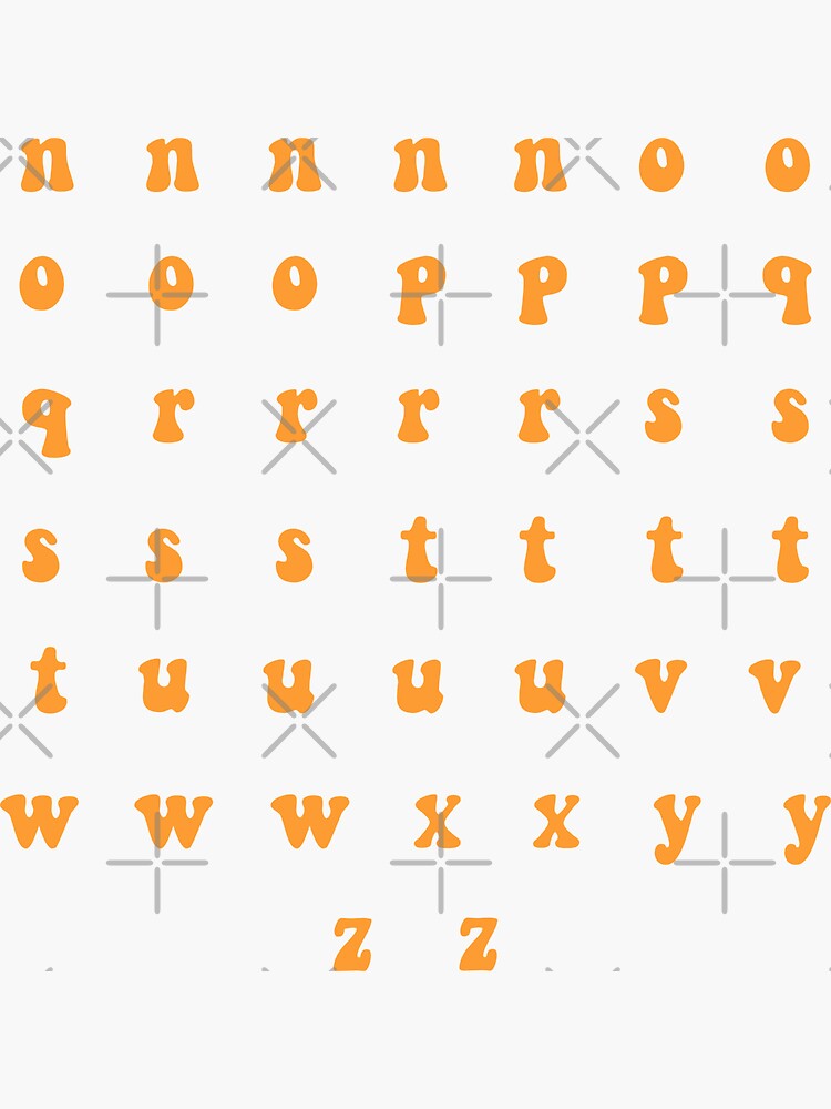 n-z-orange-lowercase-letter-pack-sticker-for-sale-by-scissorsdesigns-redbubble