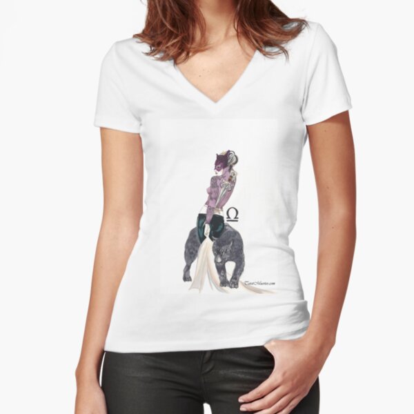 Fitted V-Neck T-Shirt
