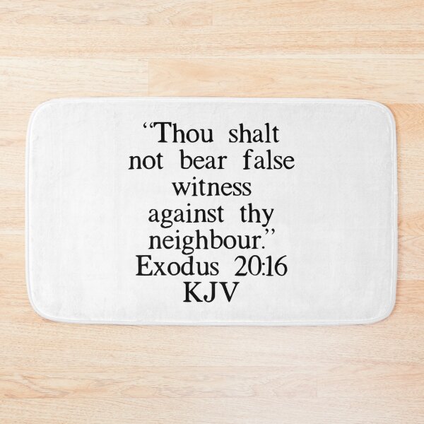 Item preview, Exodus 20:16 KJV designed and sold by IBMClothing.