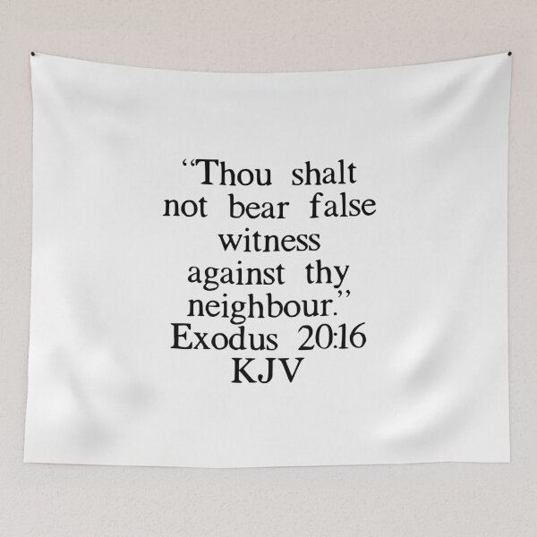Item preview, Exodus 20:16 KJV designed and sold by IBMClothing.
