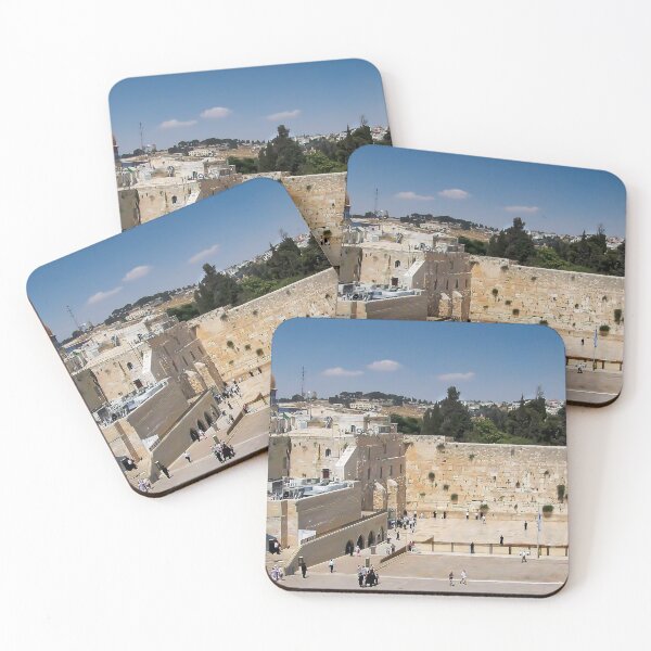 Posavasos (lote de 4) « a veces llamado el Kotel. Es el sitio más