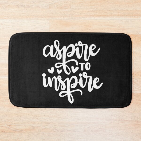 Item preview, Aspire To Inspire motivational quote designed and sold by REApparelCo.
