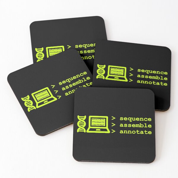 Item preview, Bioinformatics Genome Sequence Assemble Annotate Green designed and sold by MoPaws.