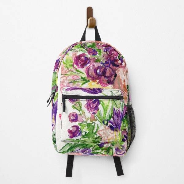 Item preview, Loose Purple and Pink Floral Bouquet designed and sold by Laura Jane Kirton.