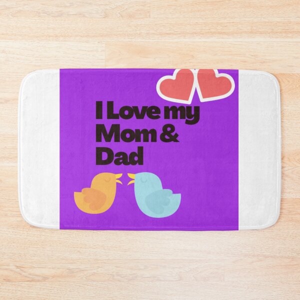 Item preview, Mom and Dad,Love your Mom and Dad designed and sold by Sensihoriverse.