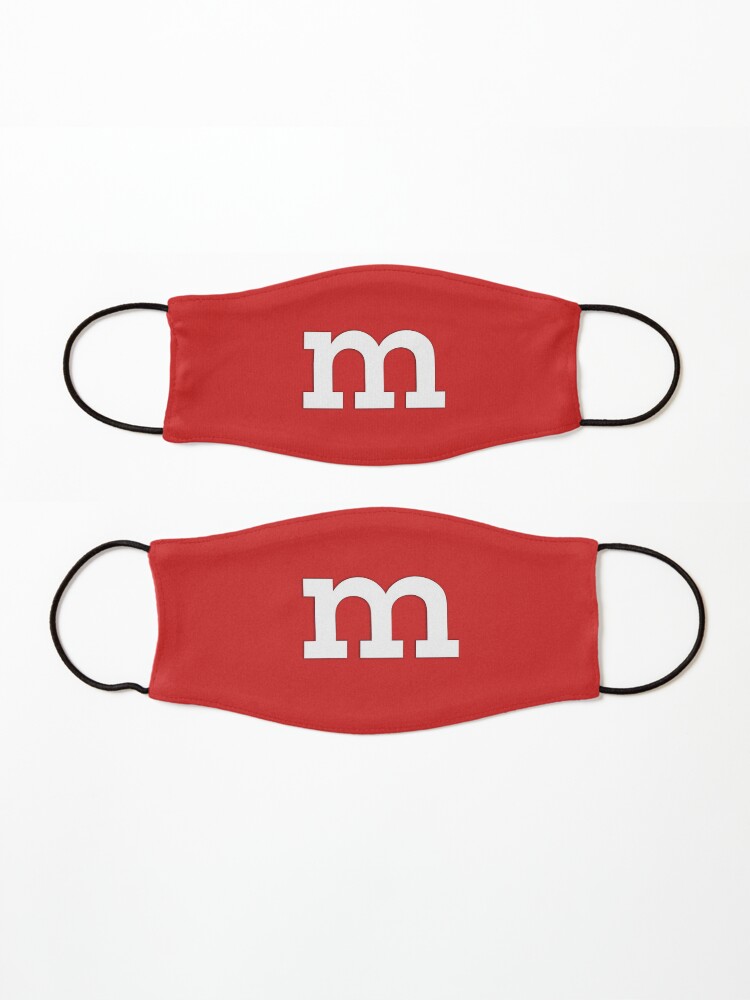Alternate view of m&m Red Mask