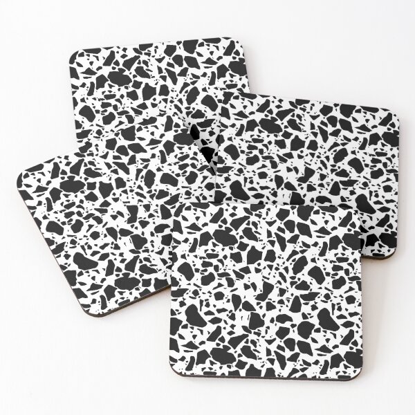 Item preview, Black and White Terrazzo Pattern designed and sold by Bumblefuzzies.