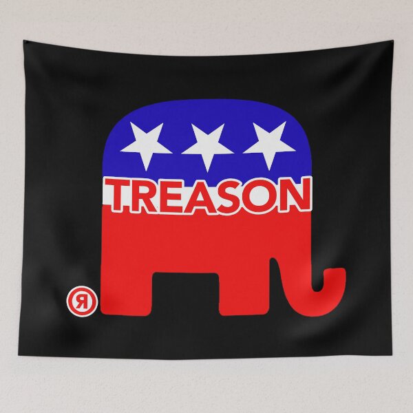 Item preview, TREASON GOP Elephant (small) designed and sold by Thelittlelord.