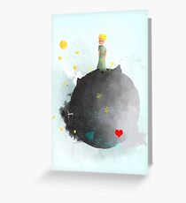 The Little Prince Art Print Greeting Card