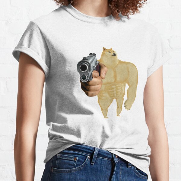 Swole Doge Gun Classic T-Shirt