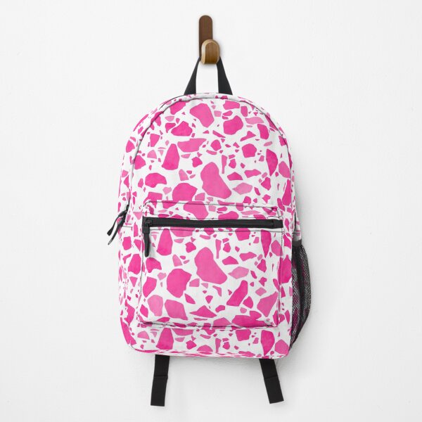 Item preview, Bright Pink on White Terrazzo Pattern designed and sold by Bumblefuzzies.
