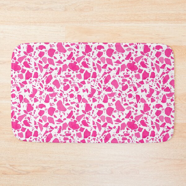 Item preview, Bright Pink on White Terrazzo Pattern designed and sold by Bumblefuzzies.