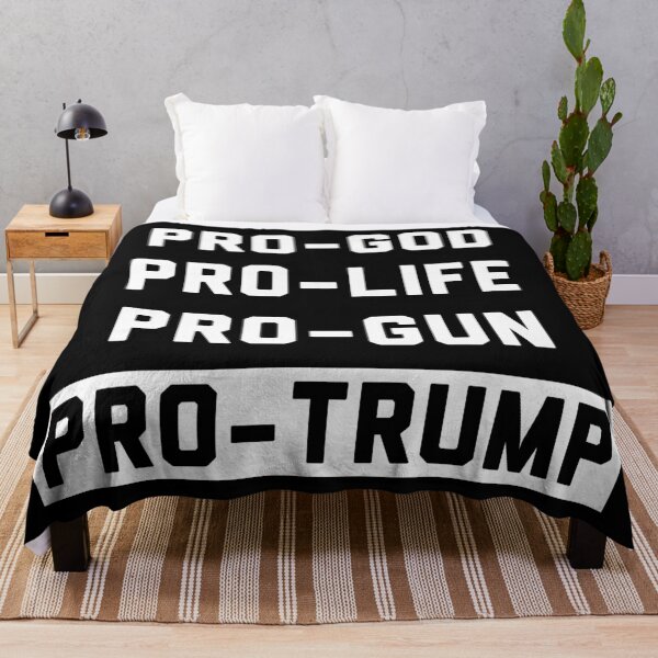 Item preview, Pro God, Pro Life, Pro Gun, Pro Trump designed and sold by TrendsnHolidays.