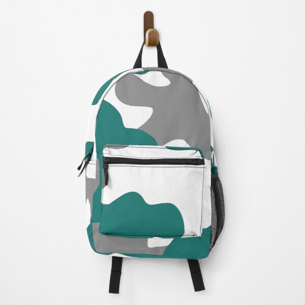 Item preview, Turquoise and Gray Camo designed and sold by Aziz Designs.