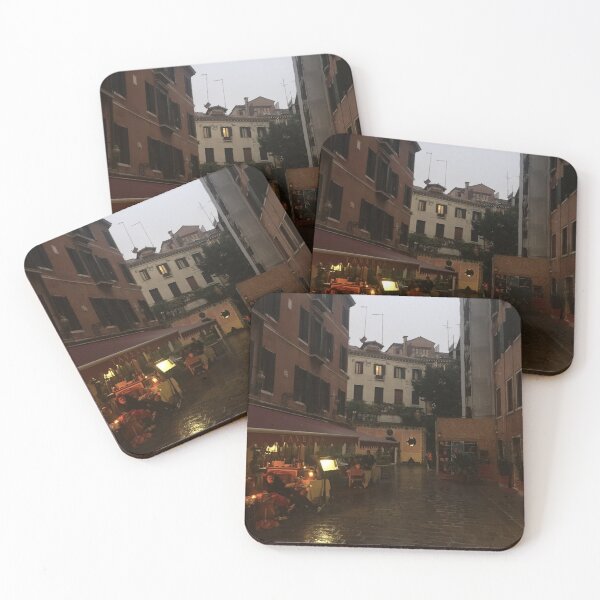 Item preview, Dark Venetian street photography designed and sold by AidanMDesigns.