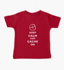 KEEP CALM and CACHE ON 1 Baby Tee