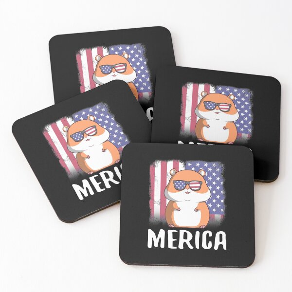 Item preview, Merica Hamster USA American Flag designed and sold by fatamyfan1.