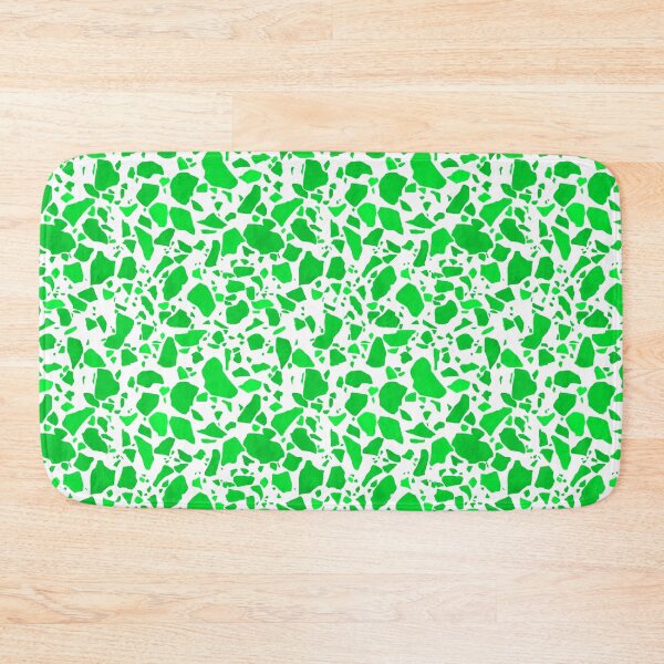 Item preview, Green on White Terrazzo Pattern designed and sold by Bumblefuzzies.