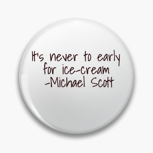Item preview, Michael Scott quotes designed and sold by Allytronic.