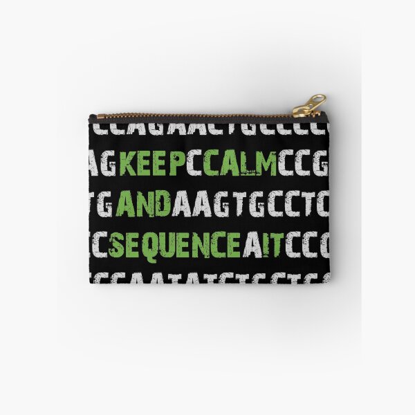 Item preview, Keep Calm and Sequence It - Bioinformatics Genome DNA Green Grey designed and sold by MoPaws.
