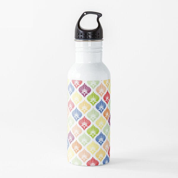 Download Multiple Colors Water Bottle Redbubble PSD Mockup Templates