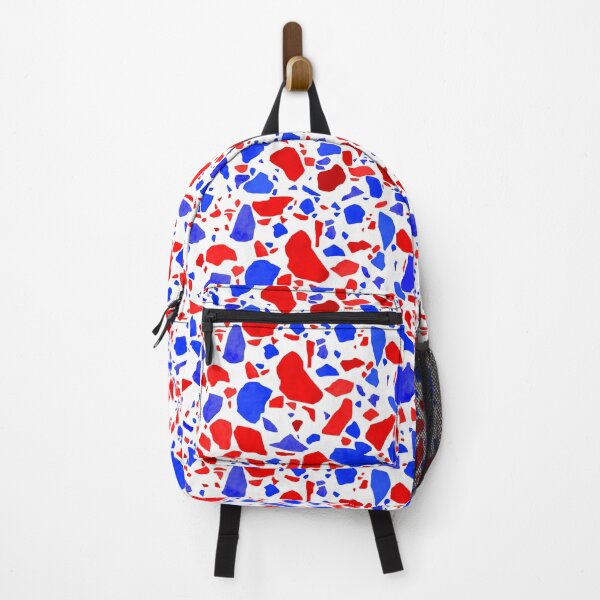 Item preview, Red, White and Blue Terrazzo Pattern designed and sold by Bumblefuzzies.