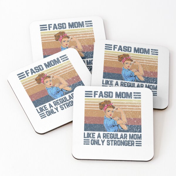 Item preview, FASD MOM Like A Regular Mom Only Stronger Vintage designed and sold by AmadaLevile.
