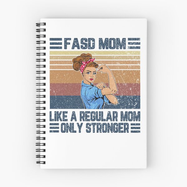 Item preview, FASD MOM Like A Regular Mom Only Stronger Vintage designed and sold by AmadaLevile.