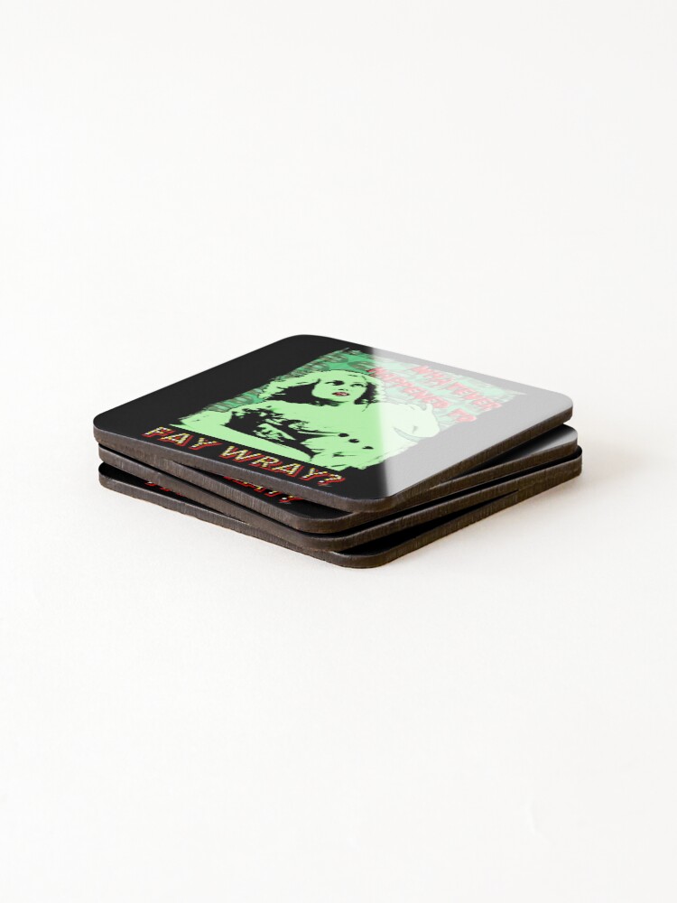 Thumbnail 4 of 5, Coasters (Set of 4), Whatever Happened To Fay Wray? designed and sold by RiottDesigns.